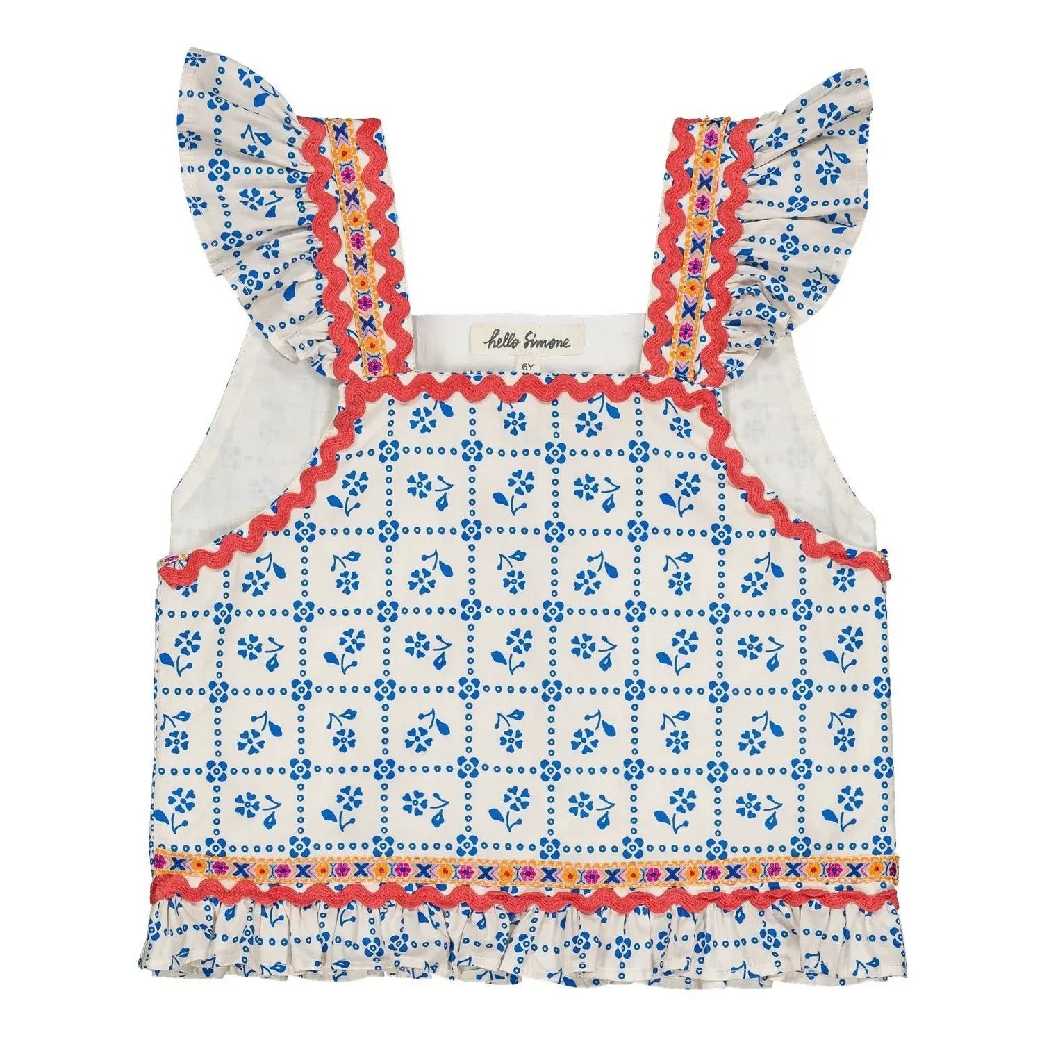 Hello Simone - Top Iria Faïence | White