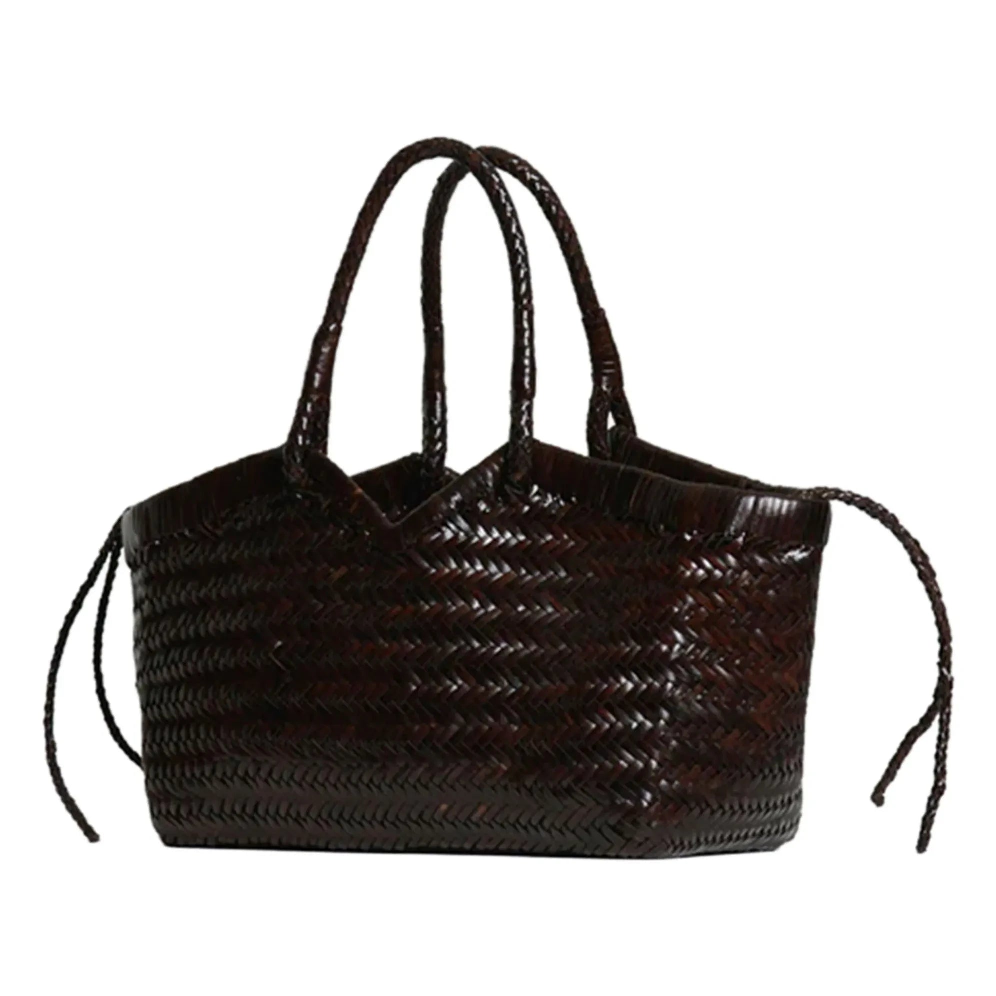 Vipera - Crudelia Leather Tote | Chocolate