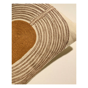 Maison Sarah Lavoine - Mirage Embroidered Pillow | Havana