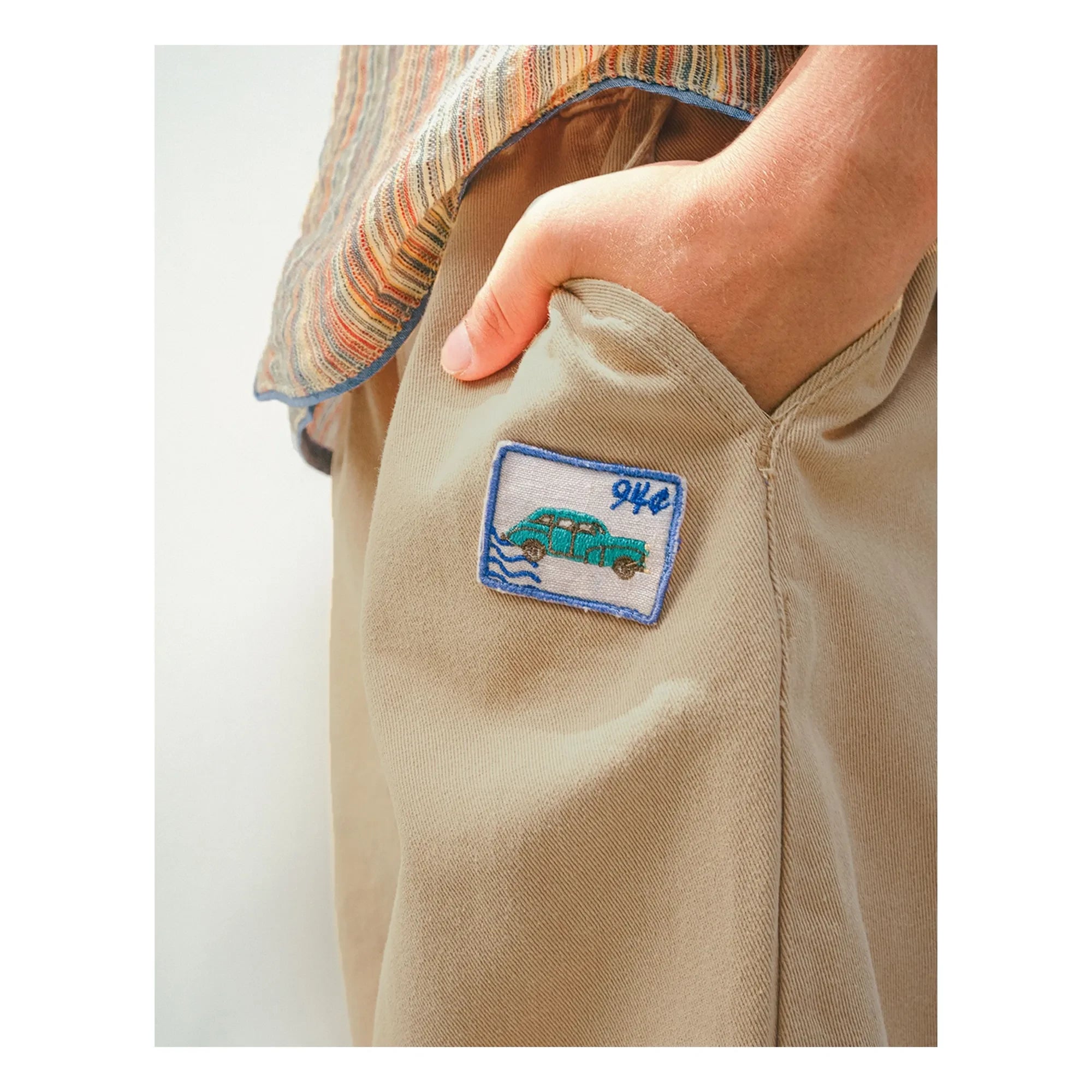 Gingersnaps - Matte Patch Pants | Beige