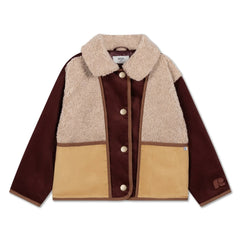 Repose AMS - Sherpa-Style Ribbed Corduroy Jacket | Burgundy