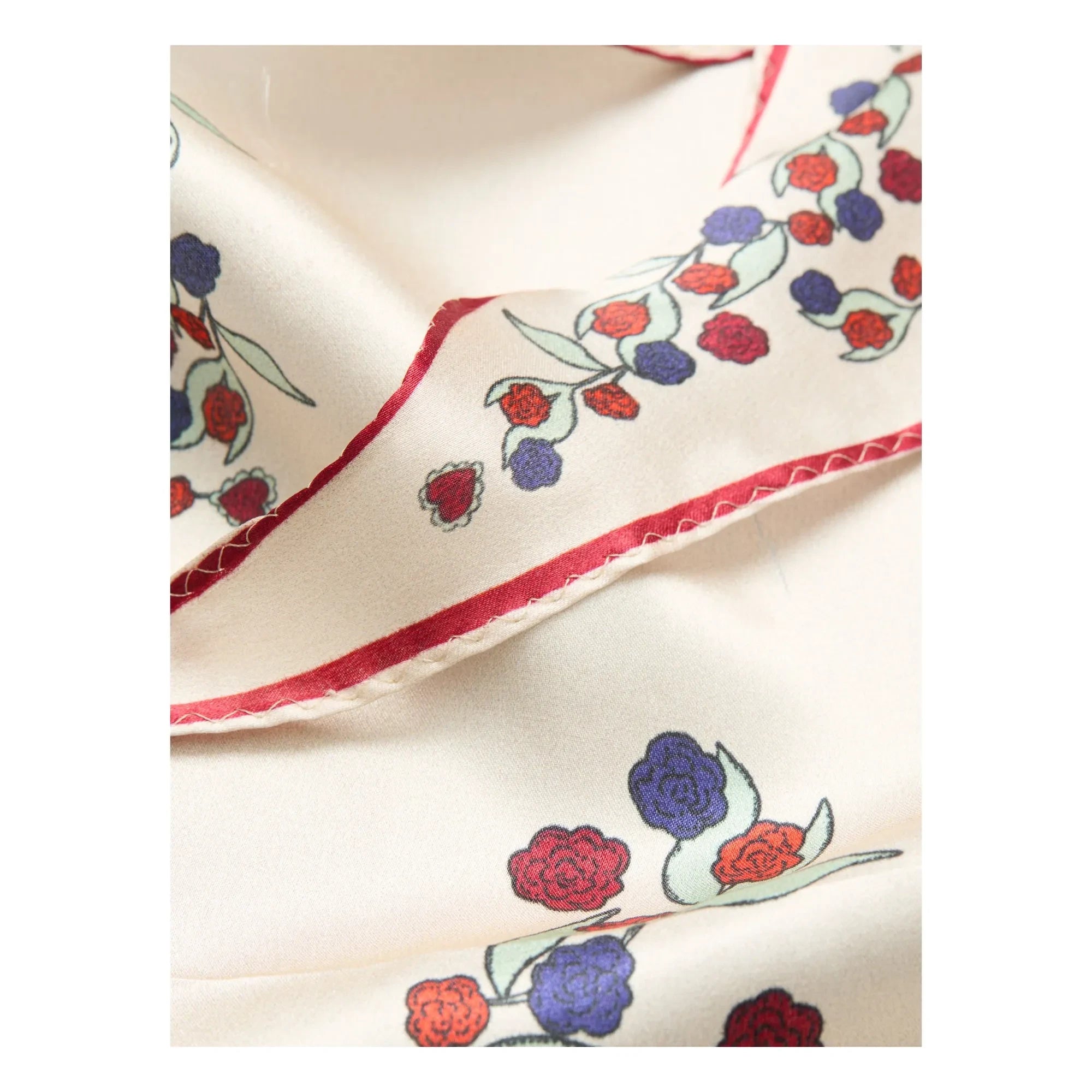 Becksöndergaard - Carna Diamond Silk Scarf | Cream