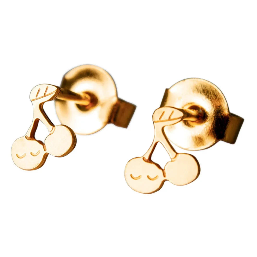 Adorabili - Cherry Earrings | Gold