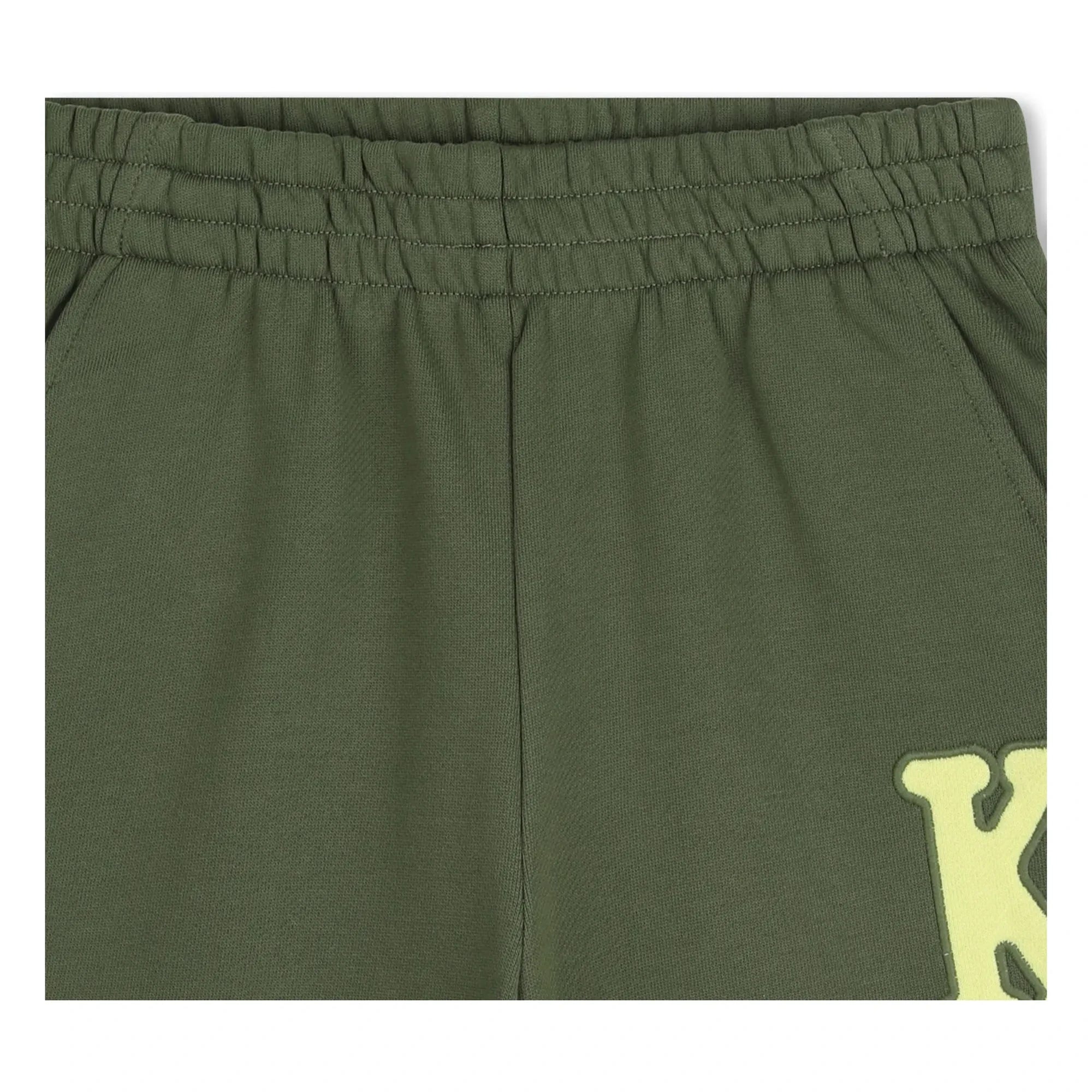 Kenzo - Eden Jungle K Polar Bermuda Shorts | Khaki
