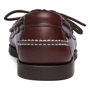 Sebago - Docksides Portland Waxed Loafers | Dark Brown