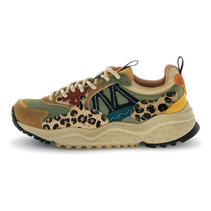 Flower Mountain - Solin Suede and Nylon Sneakers | Brown