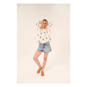 Sacrécoeur - Ella Uxua Blouse | White