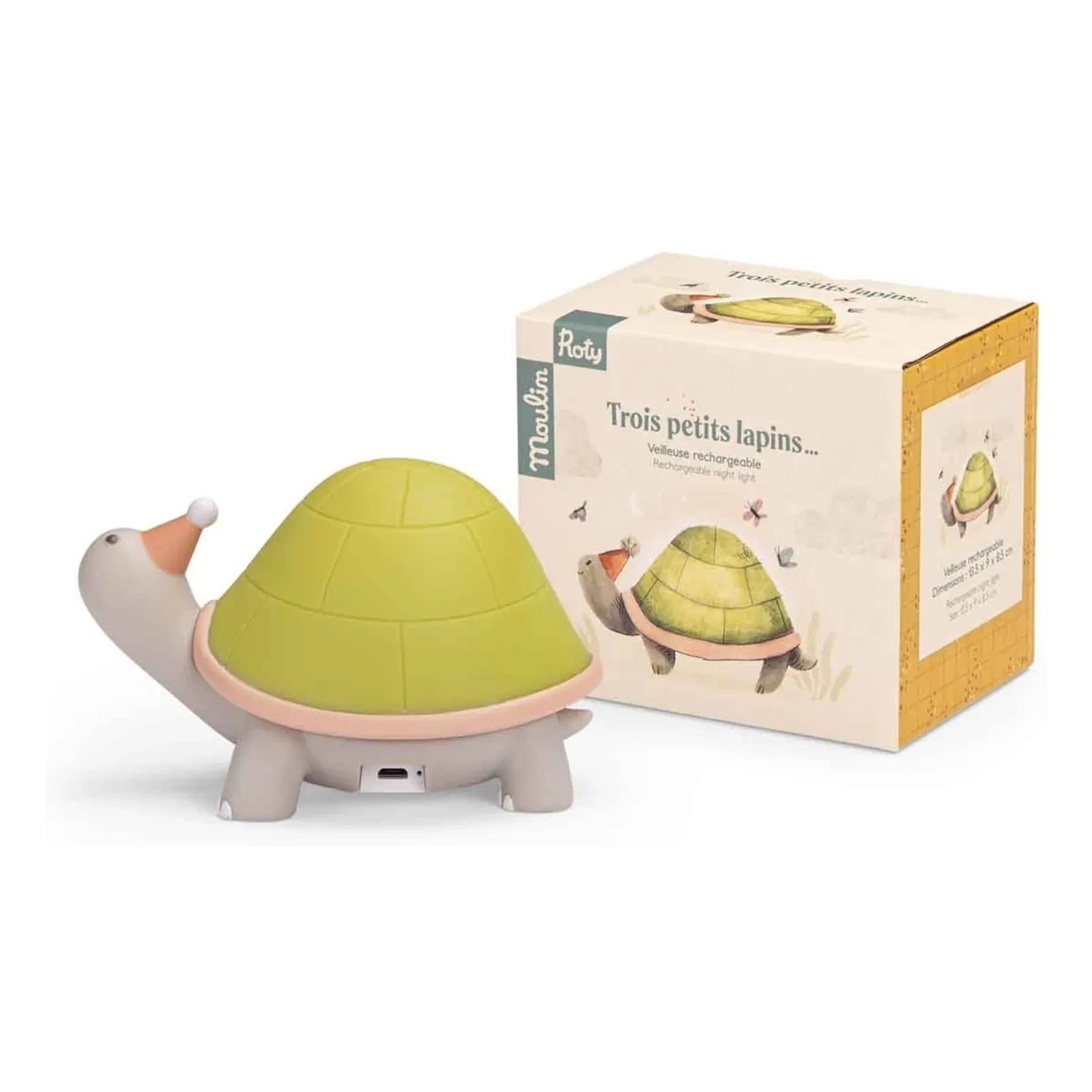 Moulin Roty - Turtle night lamp - Trois petits lapins