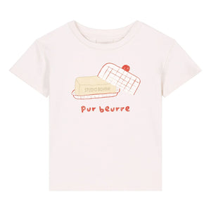 Studio Bohème - Essential Organic Cotton Butter Dish T-Shirt | Ivory