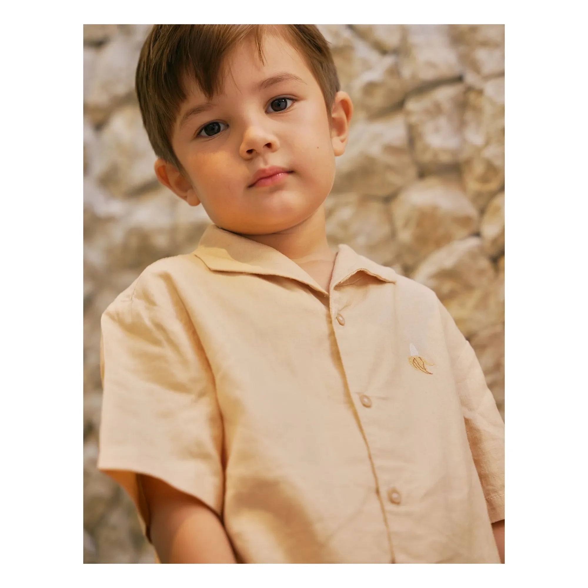 Gingersnaps - Ron Banana Linen Shirt | Beige