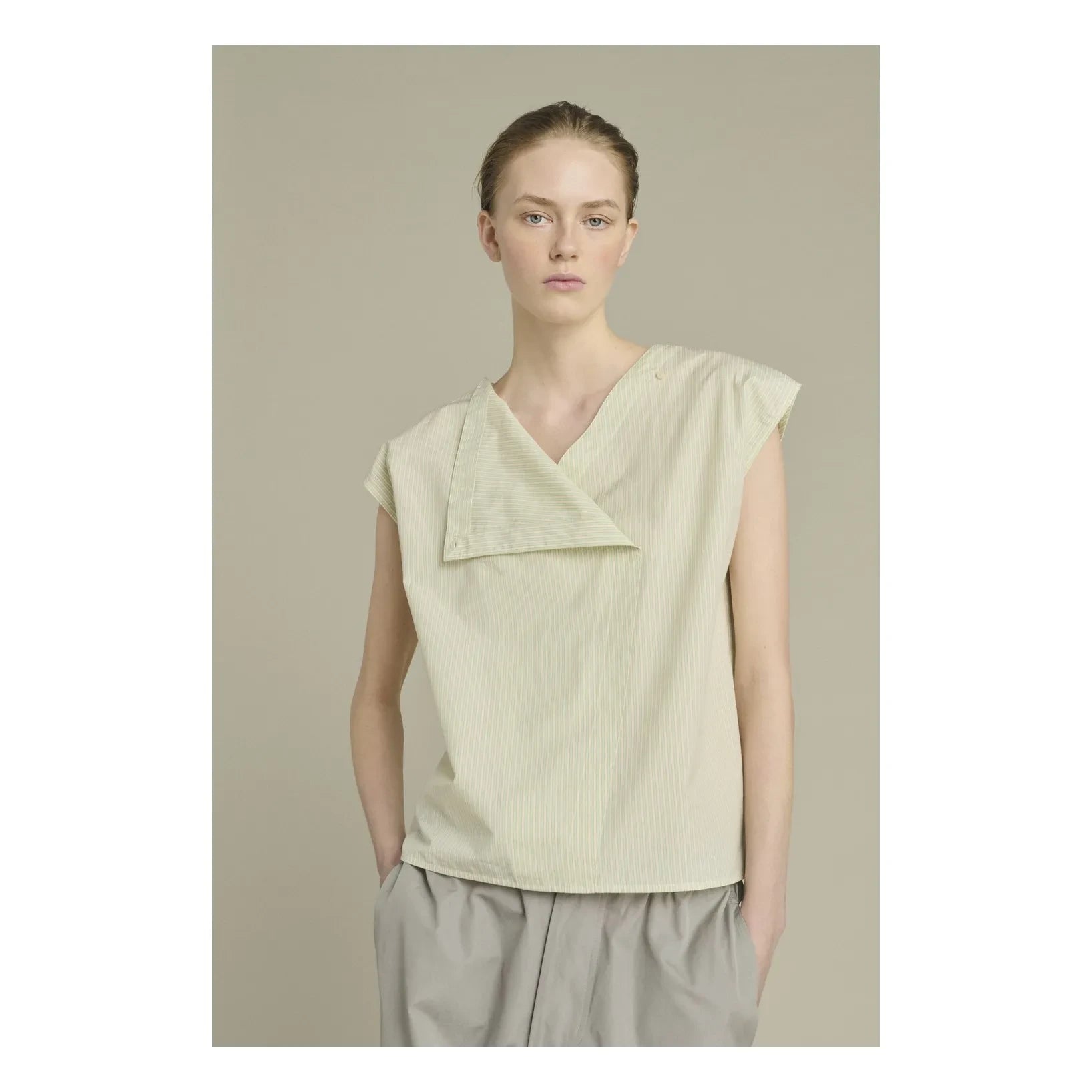 Soeur - Lorena Cotton Blouse | Light Green