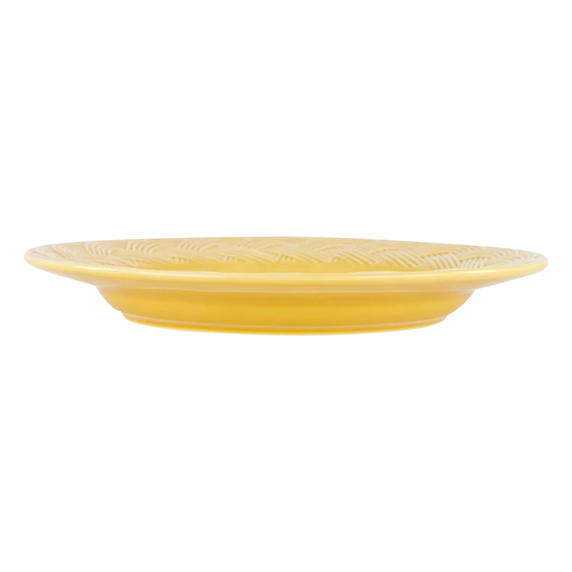 House of Capricorn - Vime Dinner Plate | Mustard