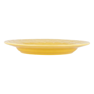 House of Capricorn - Vime Dinner Plate | Mustard