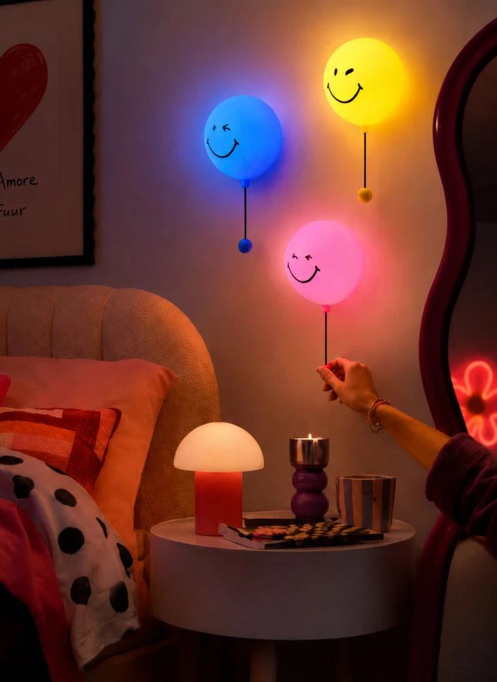 MOB - Bubbly Wall Sconce - MOB x Smiley World | Blue