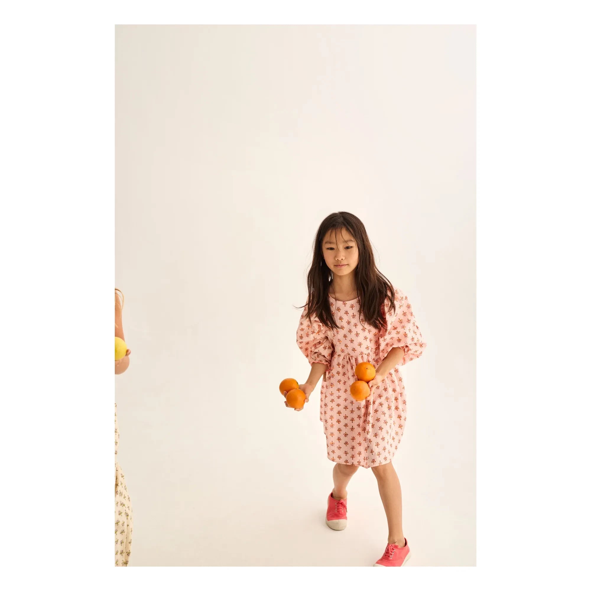 Cozmo - Alba Fleurie Organic Cotton Dress | Powder Pink