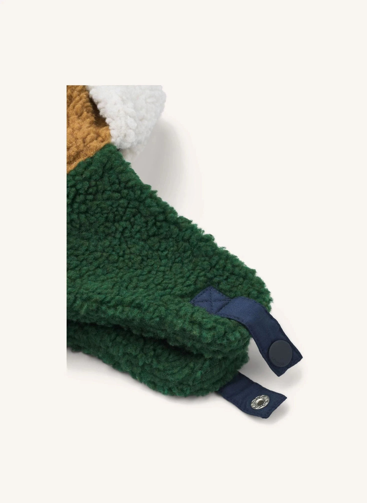 Liewood - Chapka Sherpa Colorblock Bravo Recycled Fibers | Navy