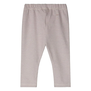 Gray Label - Striped Organic Cotton Leggings | Mauve