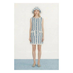 The Tiny Big Sister - Bob Cotton Stripes | Blue