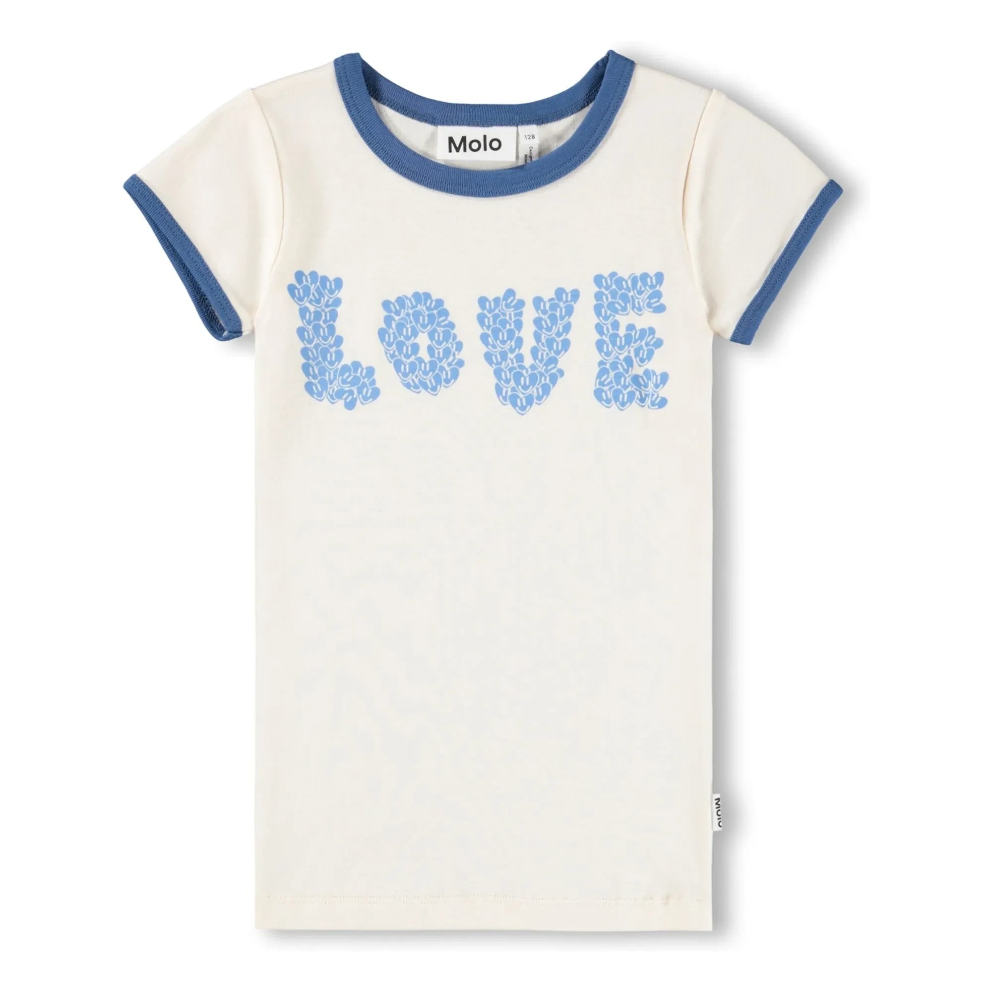Molo - Rhiannon Love Organic Cotton T-Shirt | Off-White