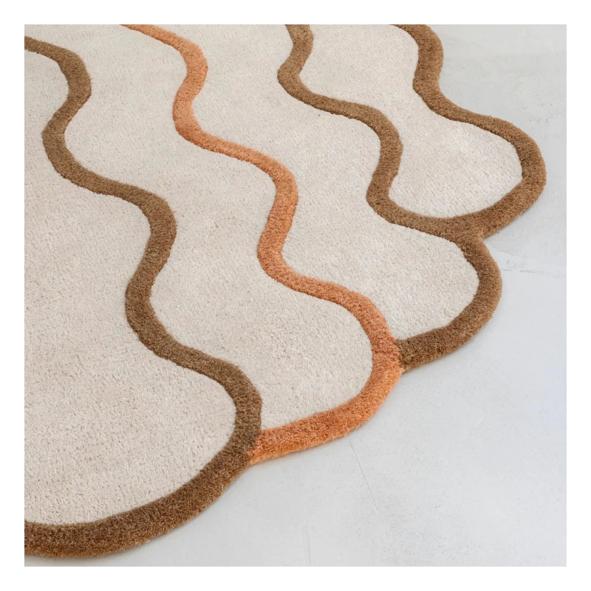 Edito - Wool Carpet Shell | Beige