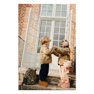 Liewood - Timothy Cat Faux Fur Hooded Blanket | Pink