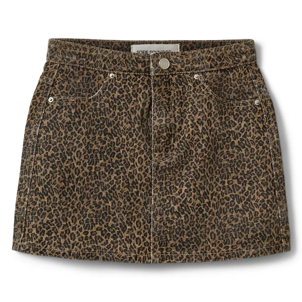 Sofie Schnoor - Callysy Leopar Etek | Kahverengi