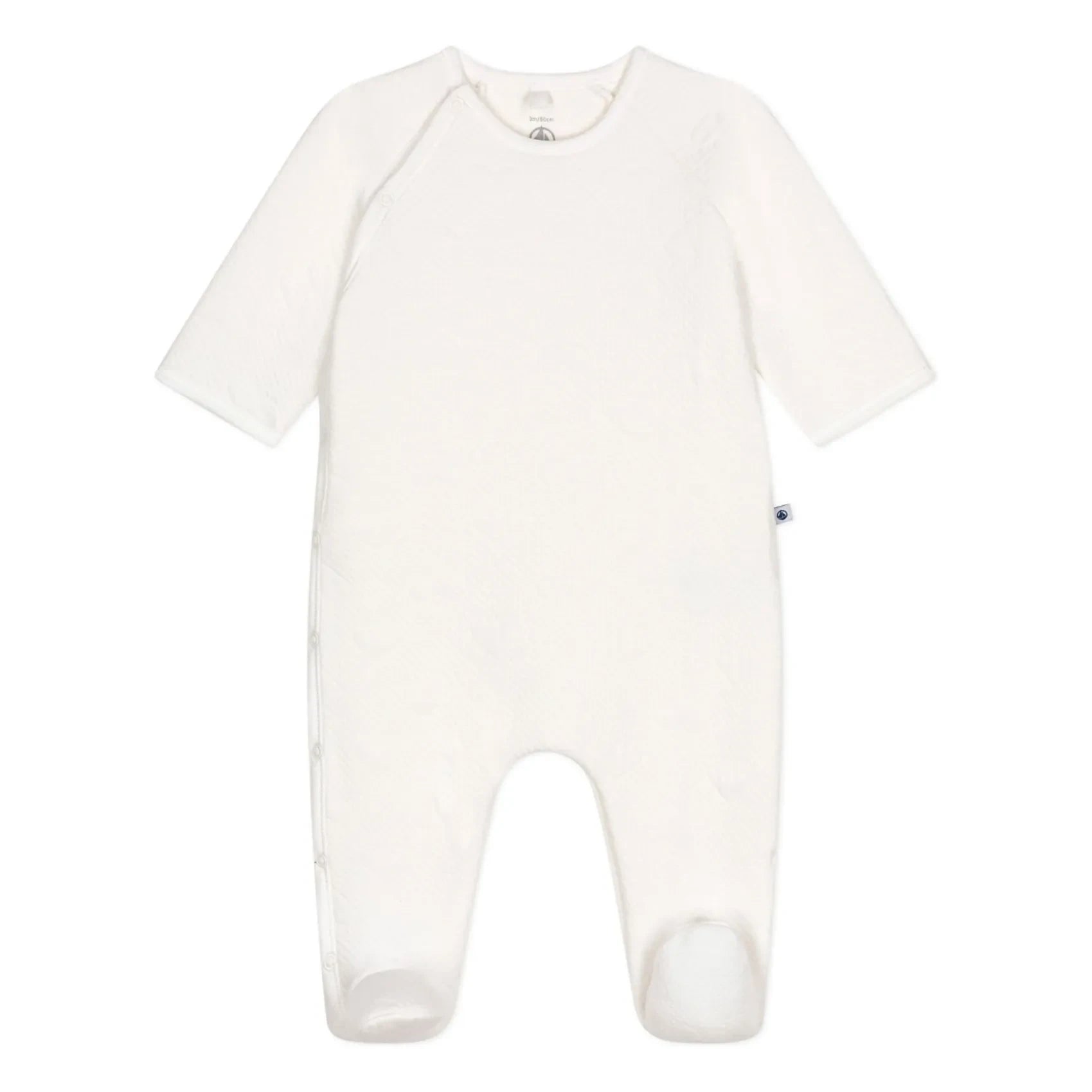 Petit Bateau - Organic Cotton Sleeper Pajamas | White