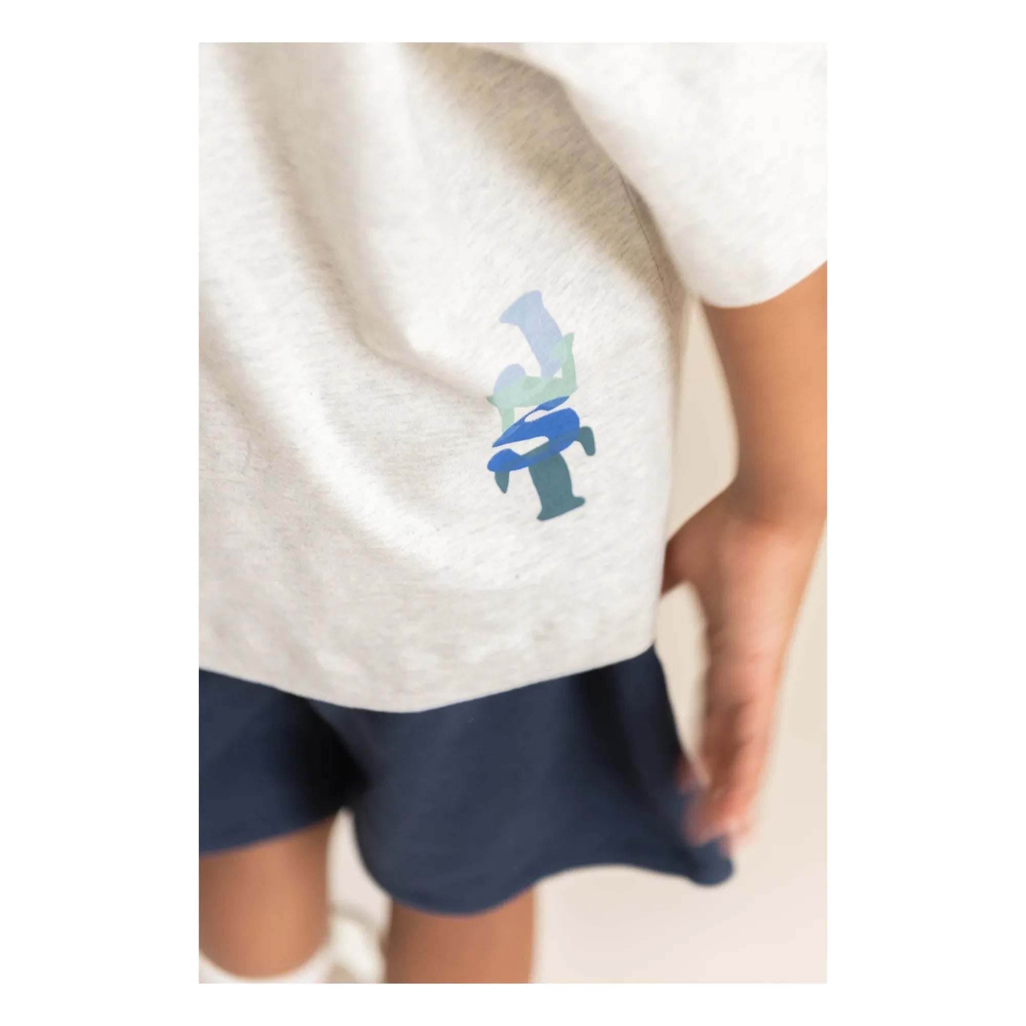 Jenest - Mase JNST Organic Cotton T-Shirt | Light Gray