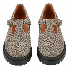 Emile et Ida - Leopard Leather Loafers | Dark brown