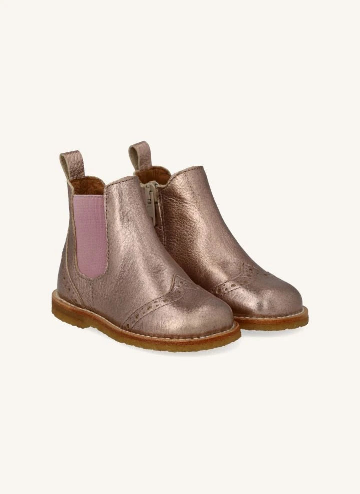 Angulus - Classic Chelsea Boots | Pink