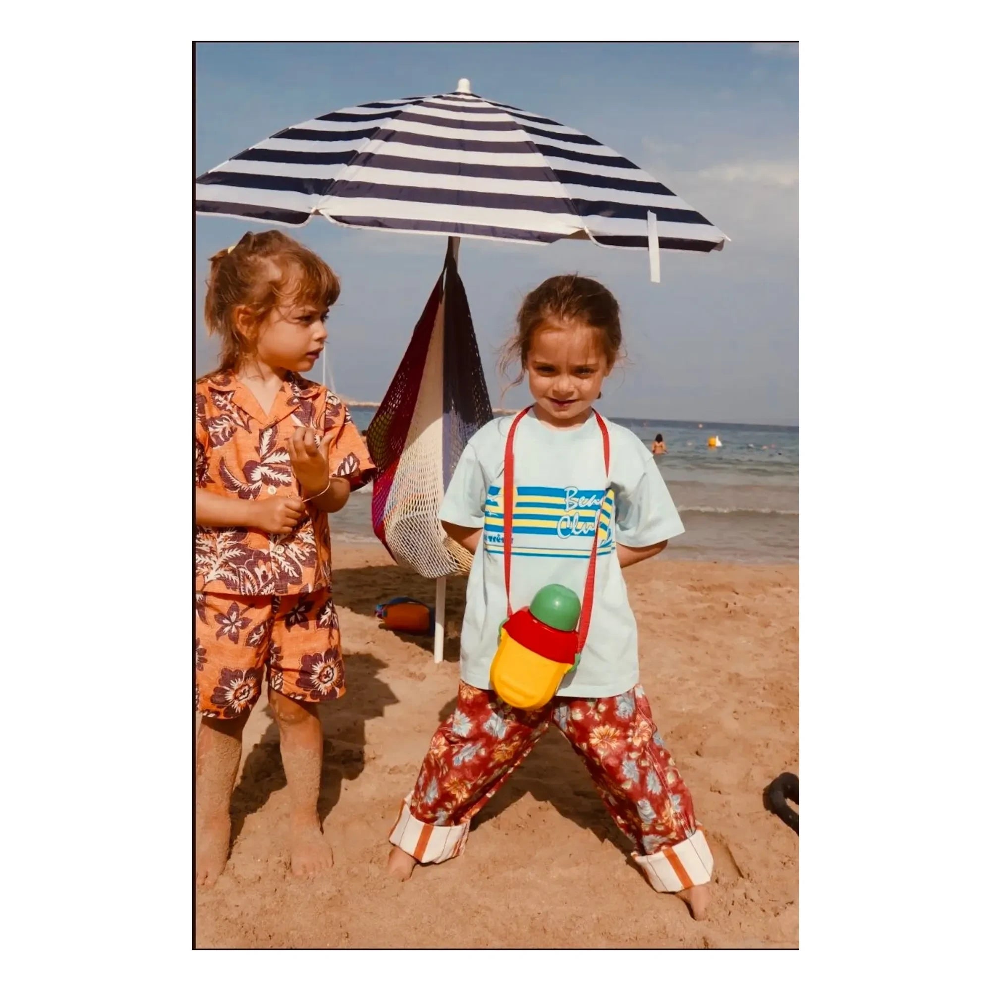 Club Trésor - Tiki Waikiki Poplin Shirt and Shorts Set | Orange