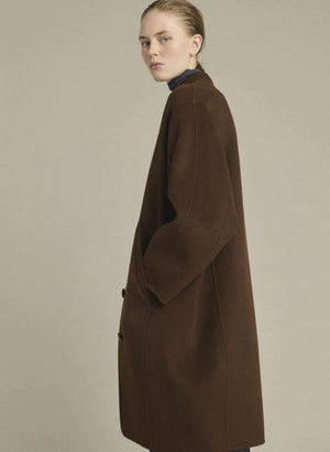 Soeur - Beaulieu Wool Coat | Chocolate