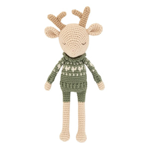 Patti Oslo - Doudou Robin the Reindeer | Green