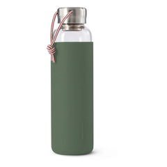 Black + Blum - Borosilicate Glass Water Bottle - 600 ml | Olive
