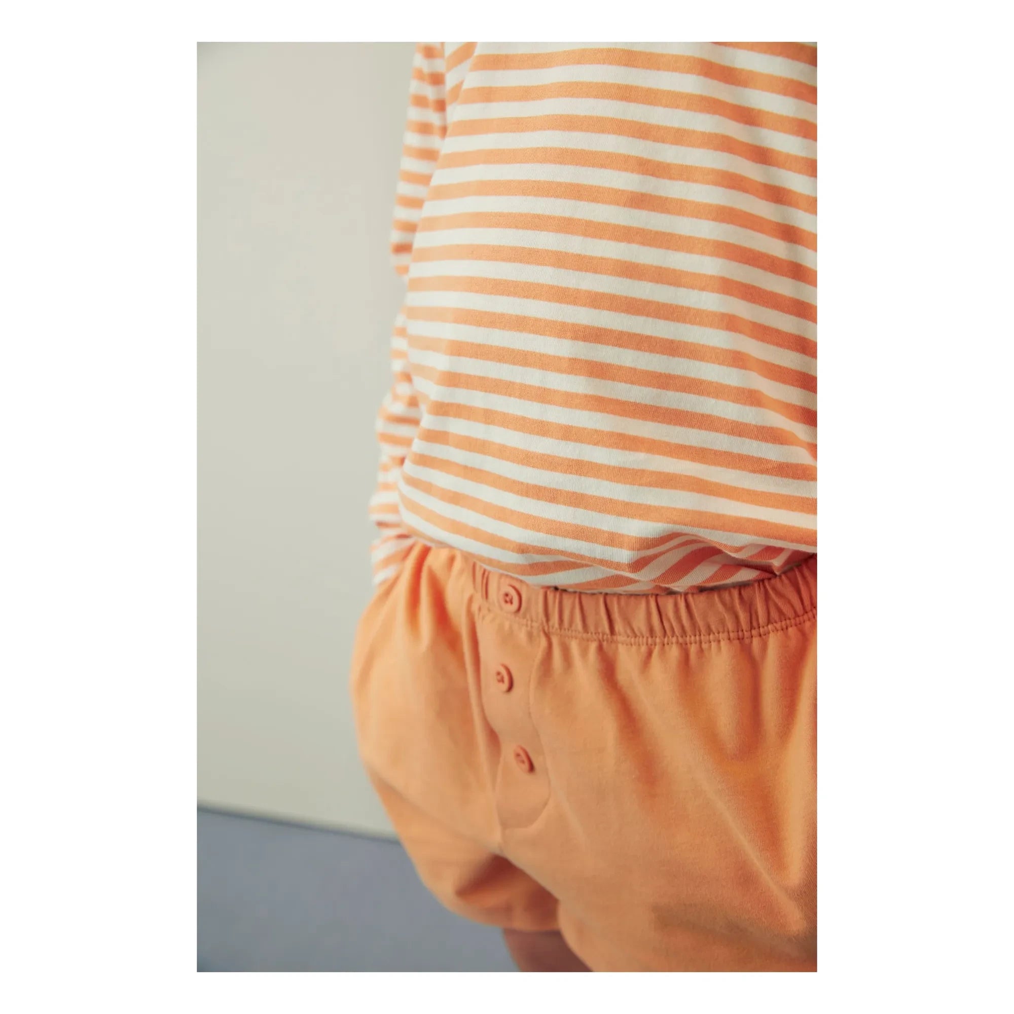 Gray Label - Organic Cotton Button Shorts | Apricot