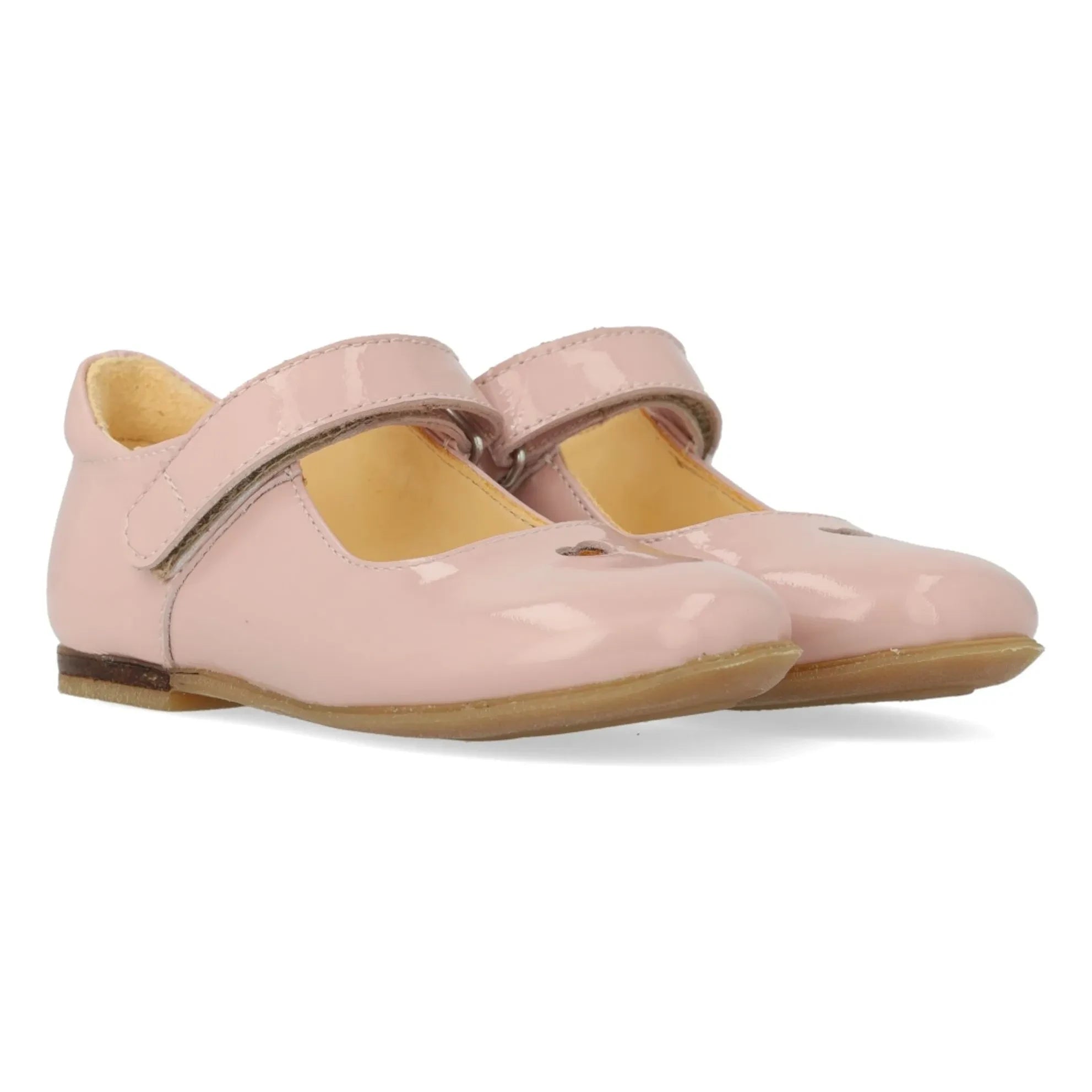 Angulus - Scratch patent ballet flats | Light Pink