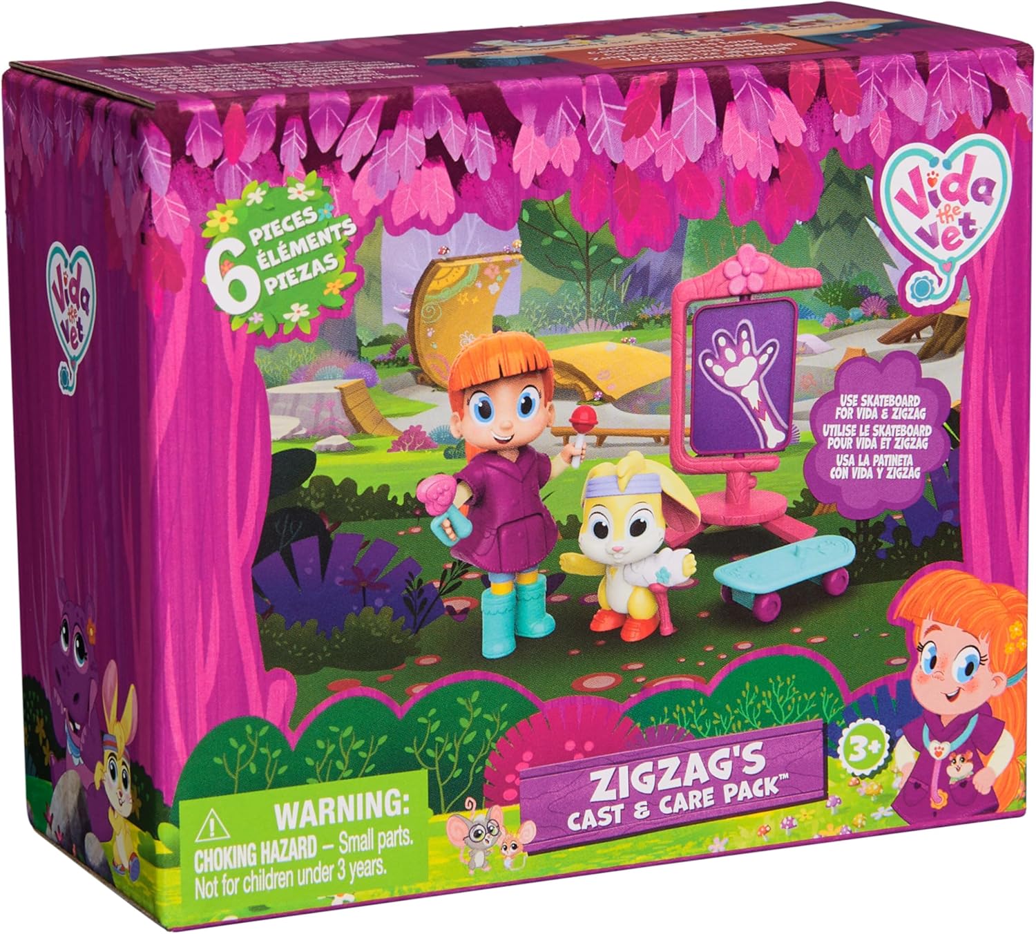 Dinossi - Vida The Vet, Vida & Zig Zag Action Figures of Zig Zag