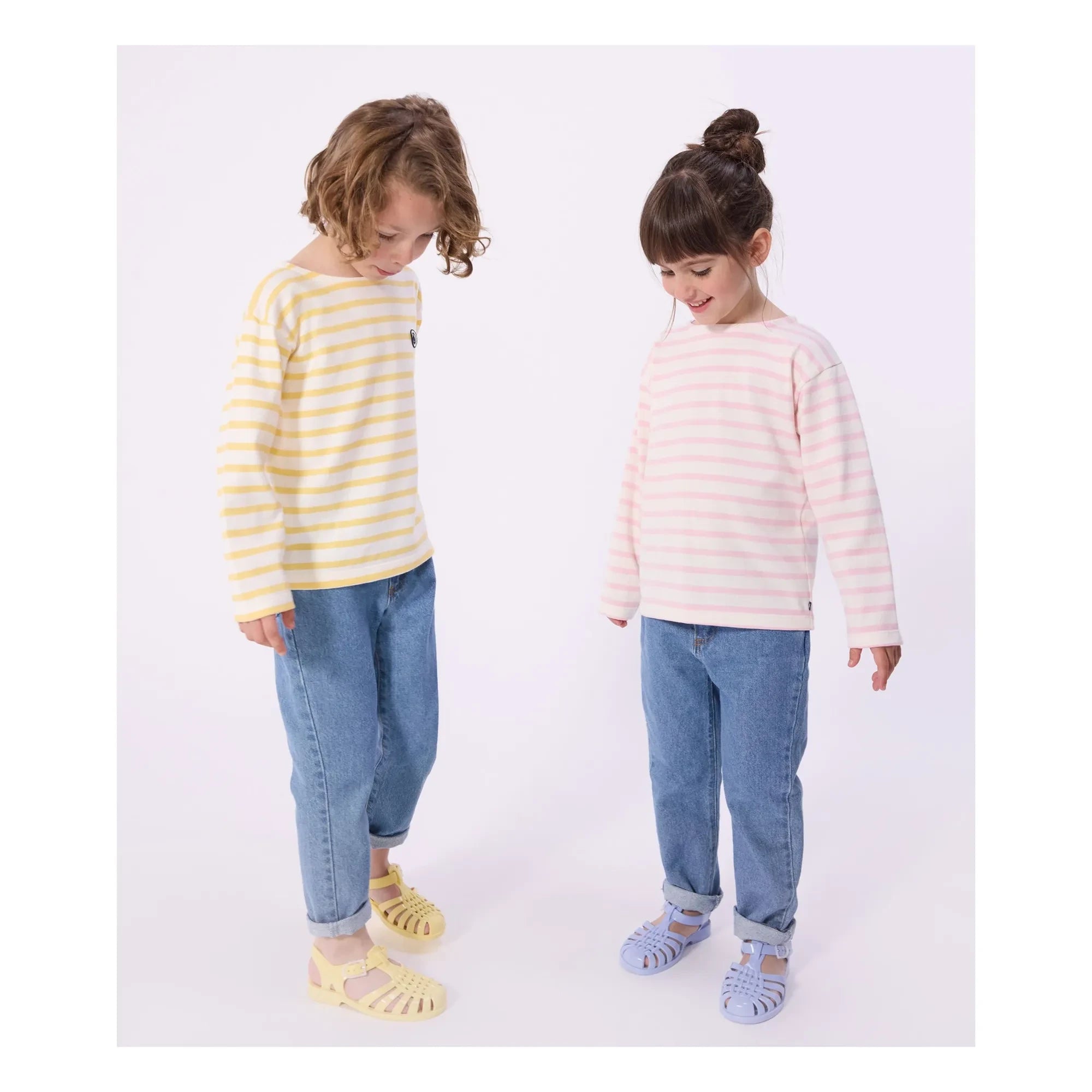 Petit Bateau - Marinière T-Shirt | Pink