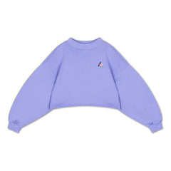 Repose AMS - Organic Cotton Logo Crop Sweatshirt | Lilac