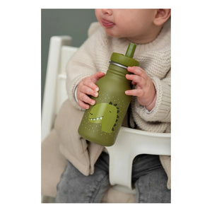 Trixie - Mr Dino 350ml Water Bottle | Khaki