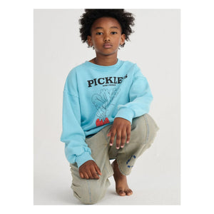 Bobo Choses - Pickles Organic Cotton Sweatshirt | Light Blue