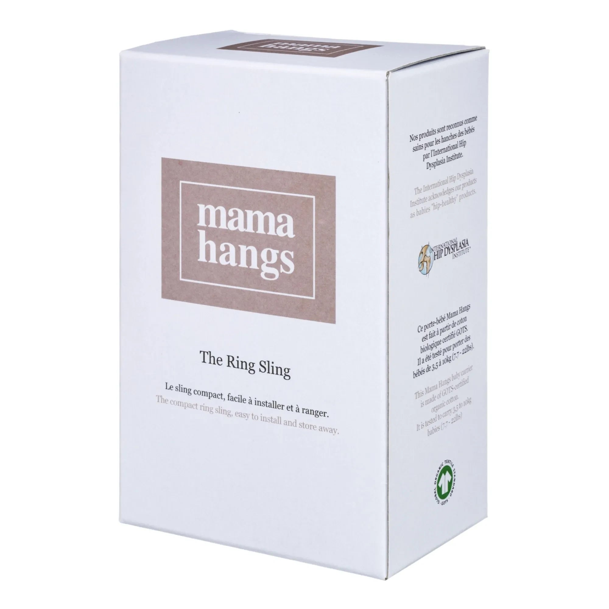 Mama Hangs - Organic Cotton Baby Snowsuit | Black