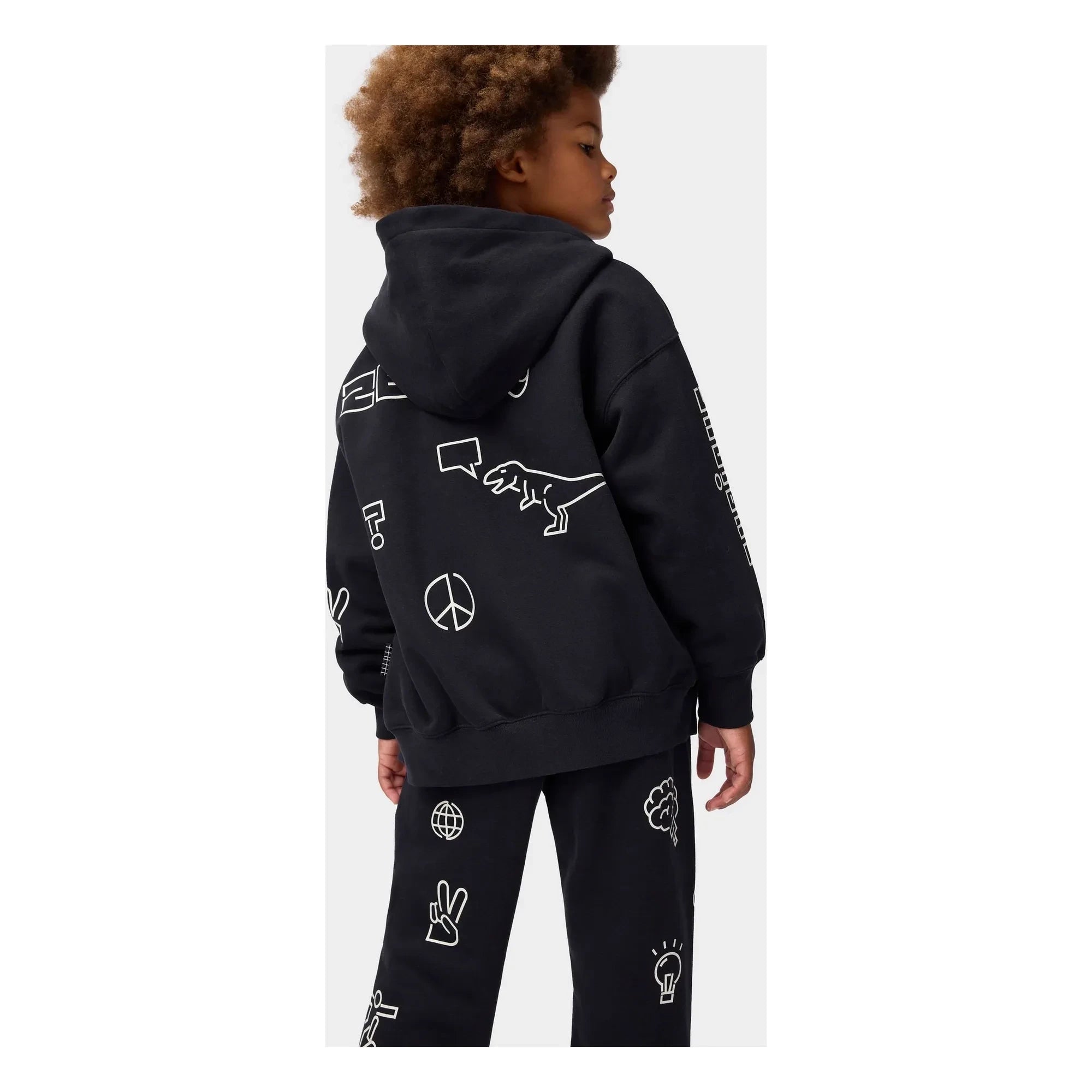 Molo - Marley Patch Fermuarlı Sweatshirt | Siyah