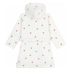 Petit Bateau - Hearts Bathrobe | Ecru