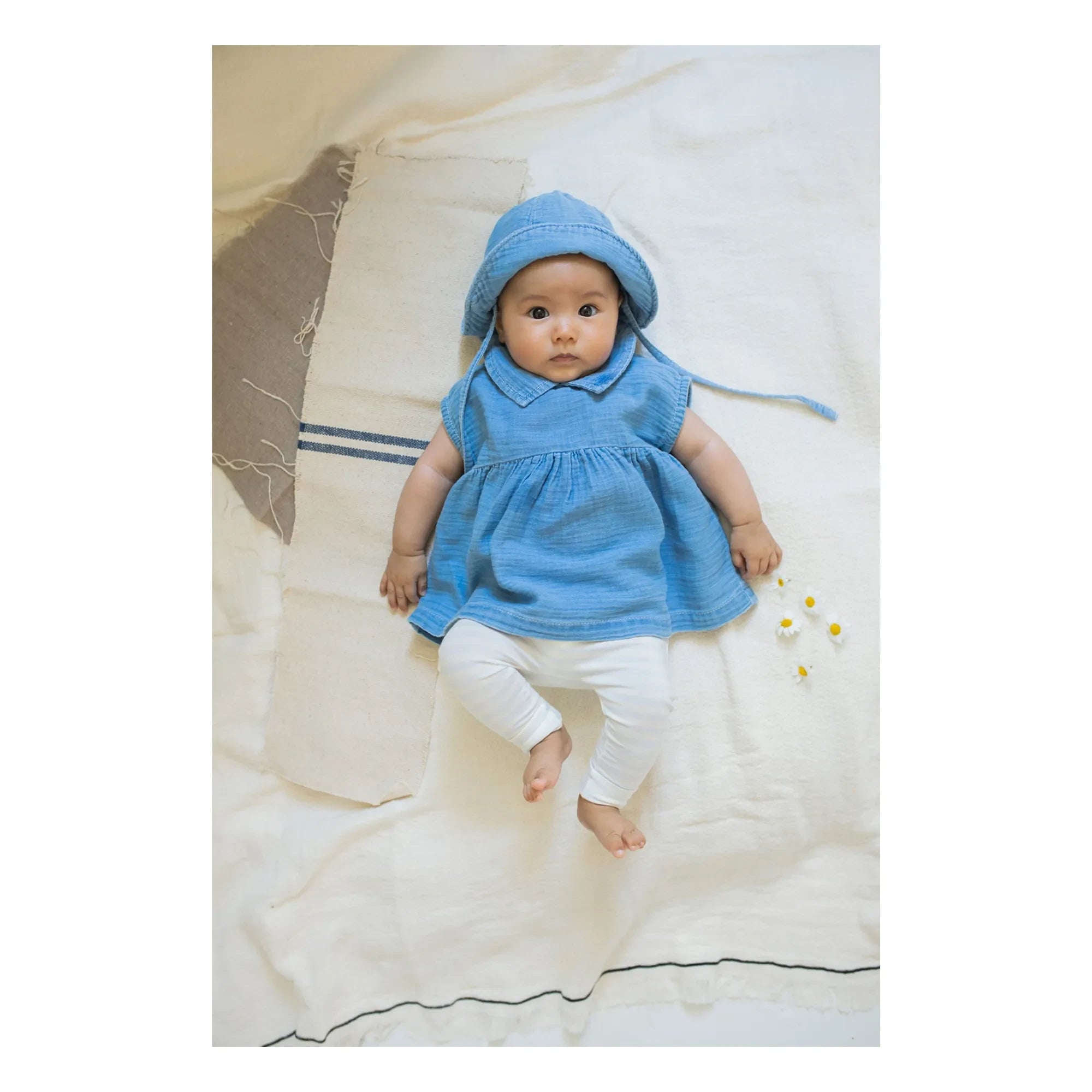 1+ in the family - Denim Iliria hat | Light Blue
