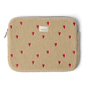 Studio Noos - Heart-Shaped Laptop Case | Ecru
