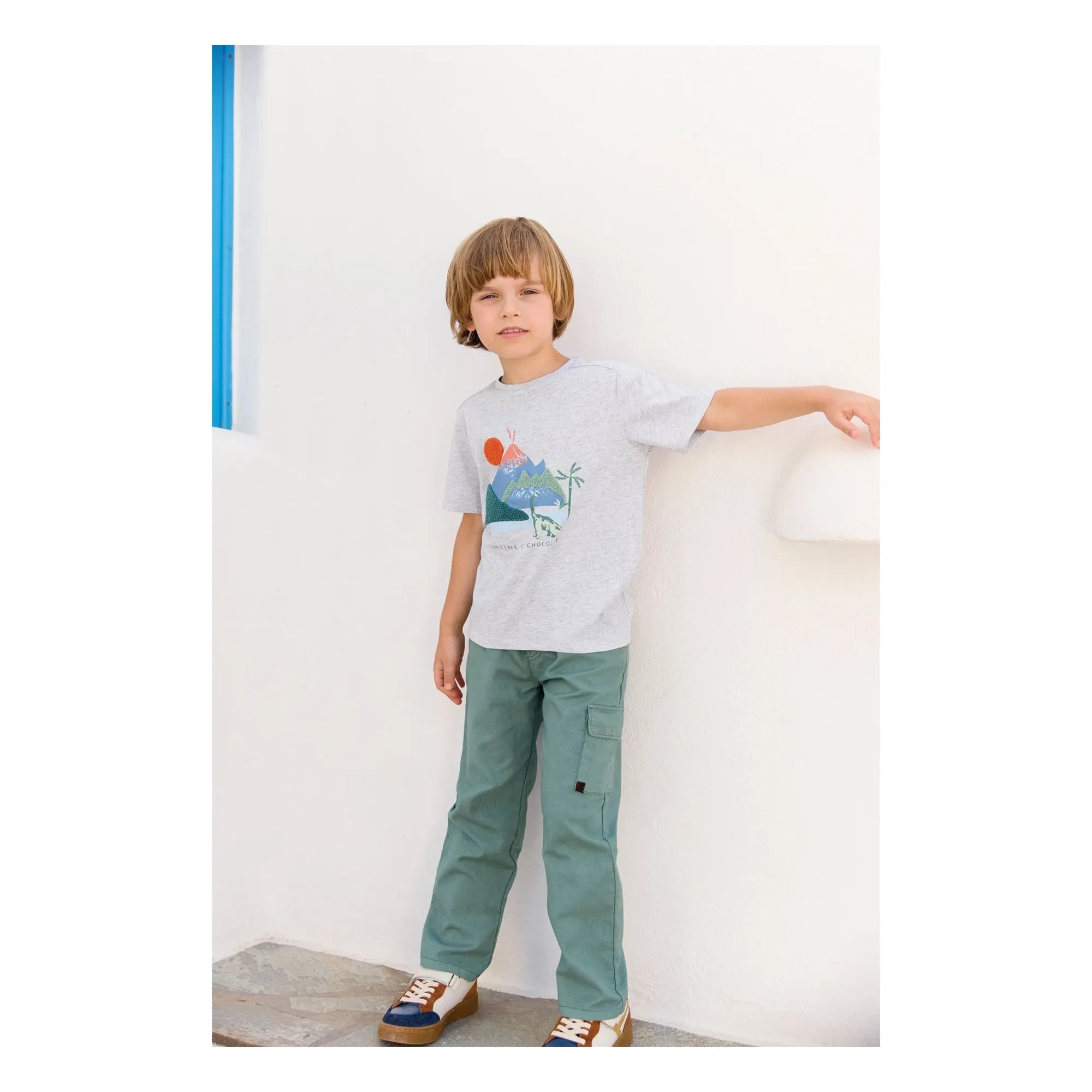 Tartine et Chocolat - Chiné Volcan T-shirt | Grey