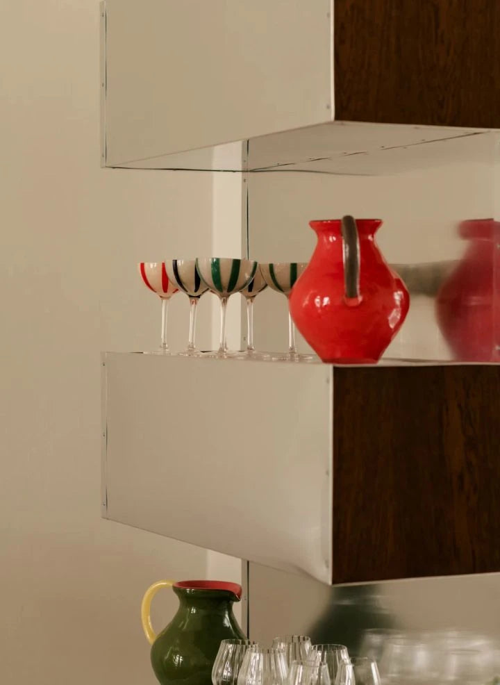 Olsson & Jensen - Ziggy Cocktail Glasses - Set of 4 | Red