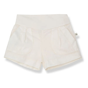 1+ in the family - Short Llonga Poplin | White