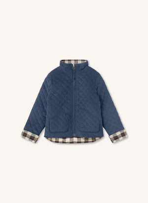 Fliink - Herman Quilted Coat | Navy